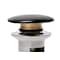 Alfi Brand ALFI brand AB8056-BM Black Matte Ceramic Mushroom Top Pop Up Drain for Sinks with Overflow AB8056-BM - alternate 5